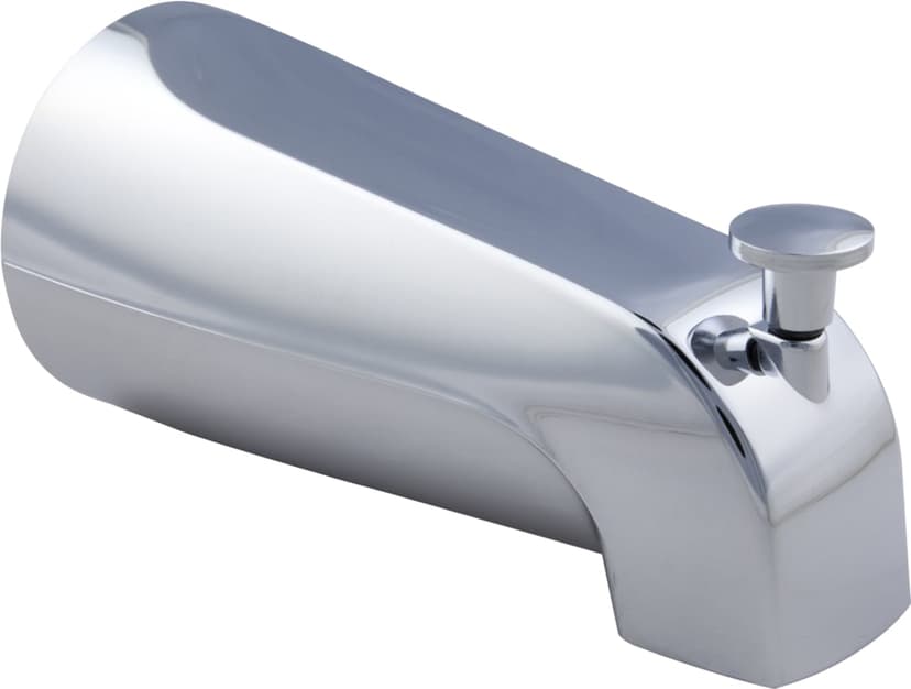 PlumbShop Universal Diverter Tub Spout, Chrome