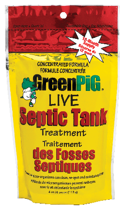 GreenPig Live Septic Tank Treatment, 12 Month Supply, 113-g