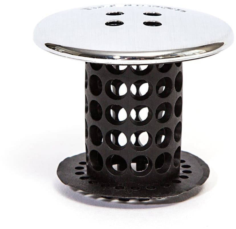 TubShroom Tub Drain Hair Catcher, Black
