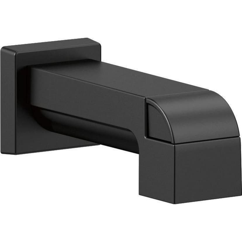 Delta Ara Collection Matte Black Non-Metallic Tub Spout