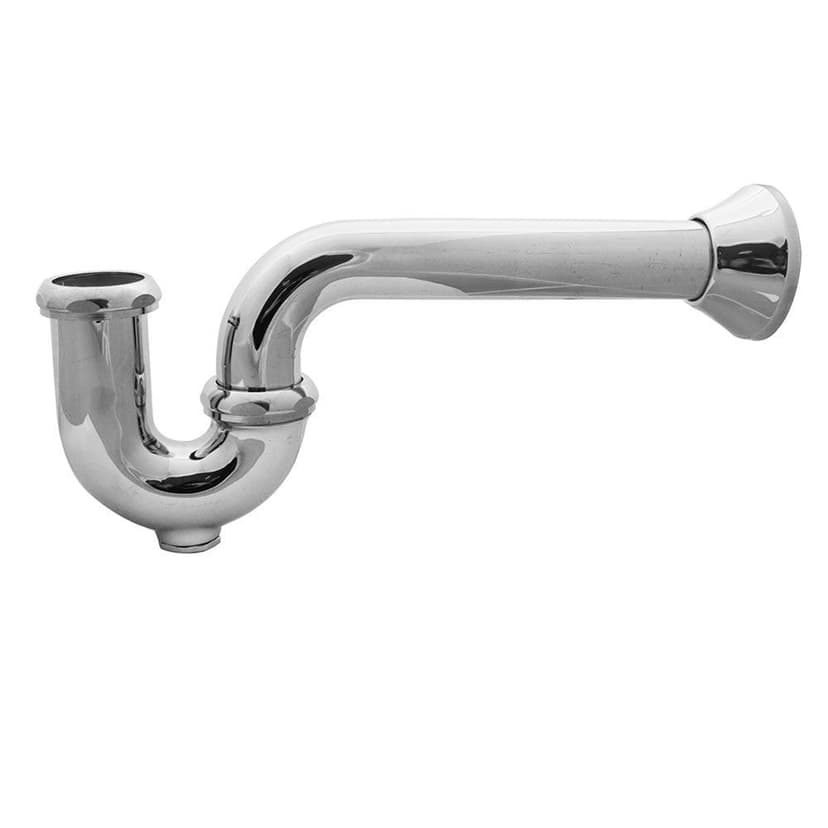 CraftX 1.5-in Brass Wall Tube P-Trap with Cleanout