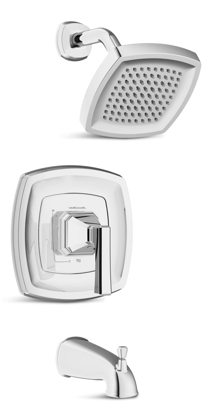American Standard Westerly 1.8 gpm/6.8 L/min Tub & Shower Trim Kit with Lever Handle, Chrome