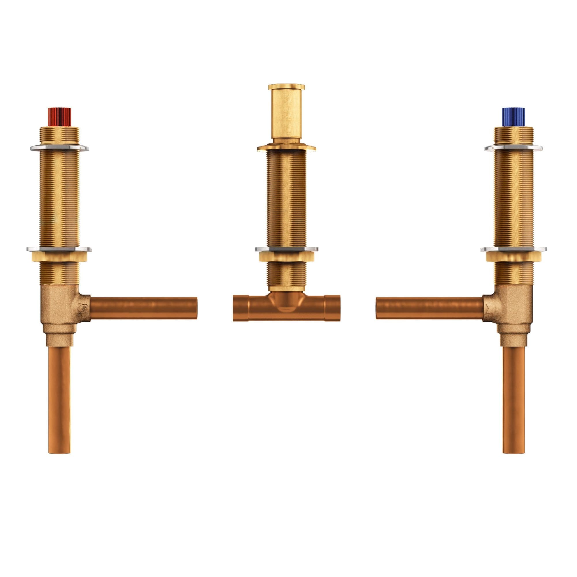 Moen M-PACT Valve 2-Handle 3-Hole Roman Tub Valve, Adjustable 1/2-in CC Connection