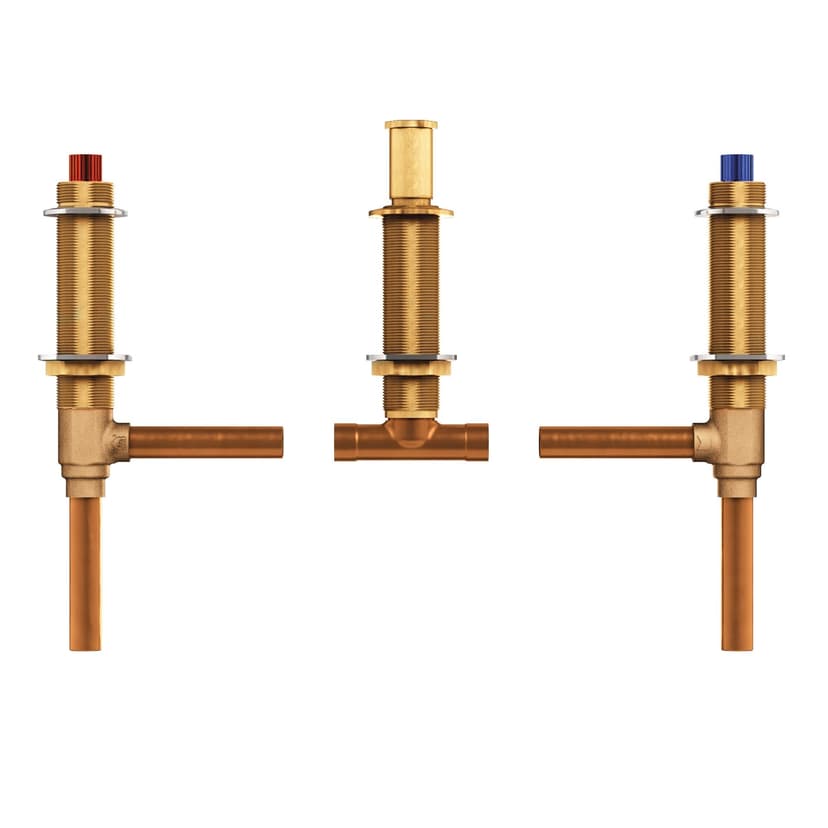 Moen M-PACT Valve 2-Handle 3-Hole Roman Tub Valve, Adjustable 1/2-in CC Connection