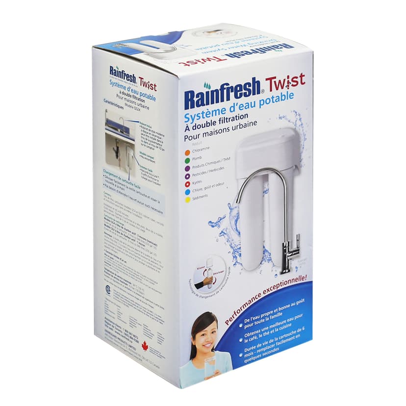 Rainfresh QS2X Twist Undersink Drinking Water System