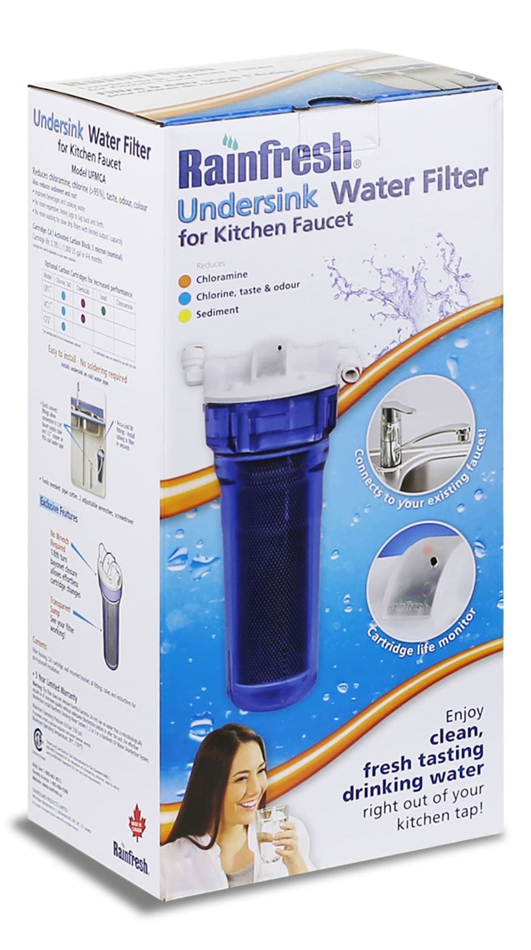 Rainfresh UFMCA Under-Sink Water Filter for Kitchen Faucets