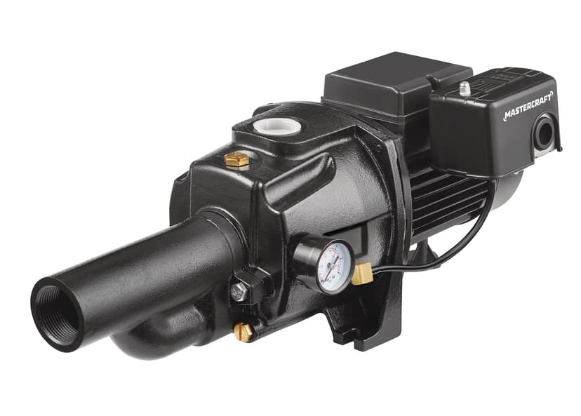Mastercraft 1/2-HP Cast-Iron Dual-Voltage Electric Convertible Jet Pump