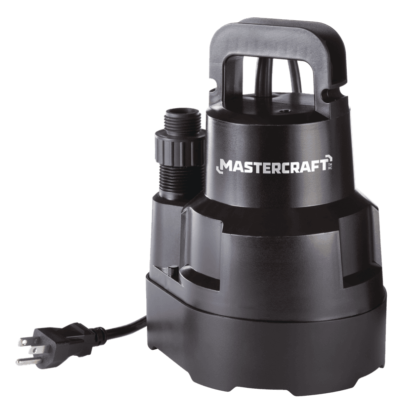 Mastercraft 1/4-HP Submersible Electric Utility Pump