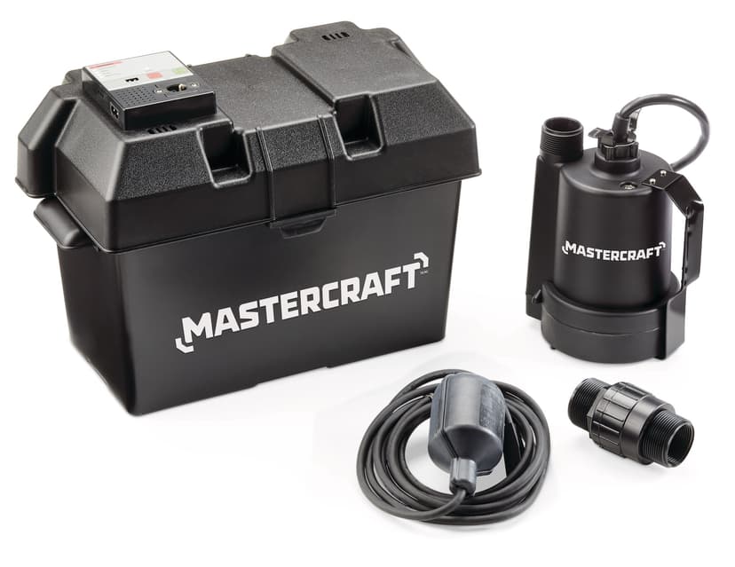 Mastercraft Backup Sump With 12V DC Pump