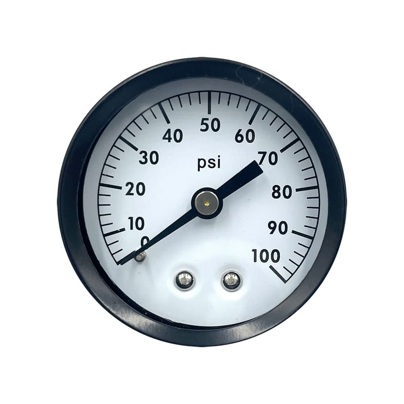 Superior Pressure Gauge, 1/8-in Connection, 100 PSI, Brass