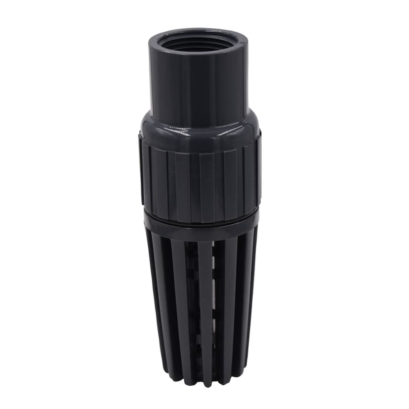 Superior PVC Foot Valve, 1-in, Spring-loaded, PVC