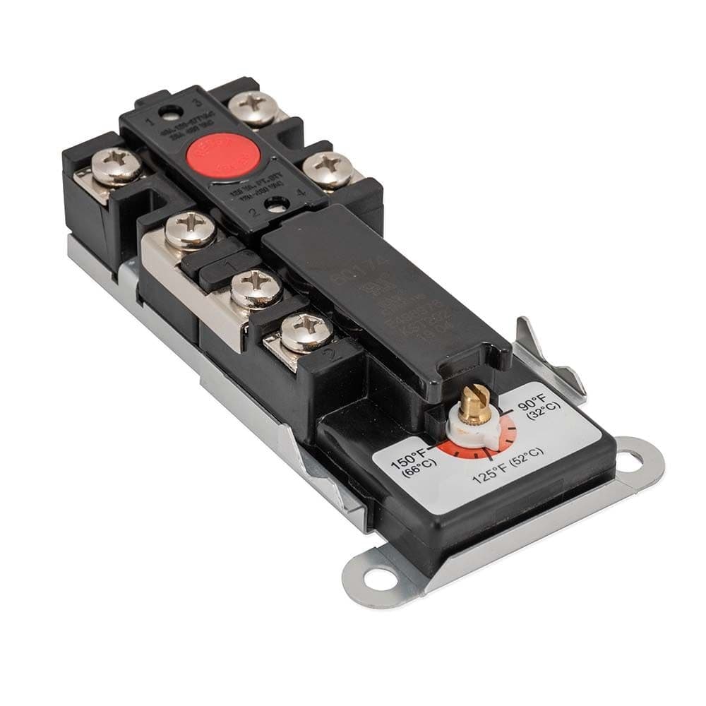 Eastman 60174N6 to 24-Gal Upper Water Heater Thermostat, Black