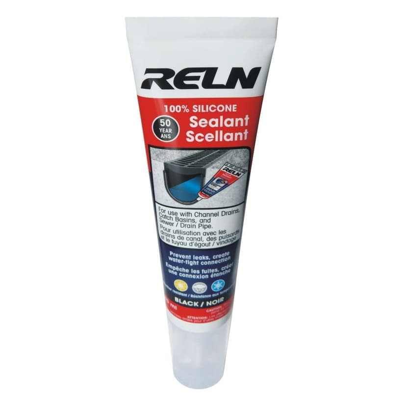 RELN Silicone Water Drainage Sealant, Black