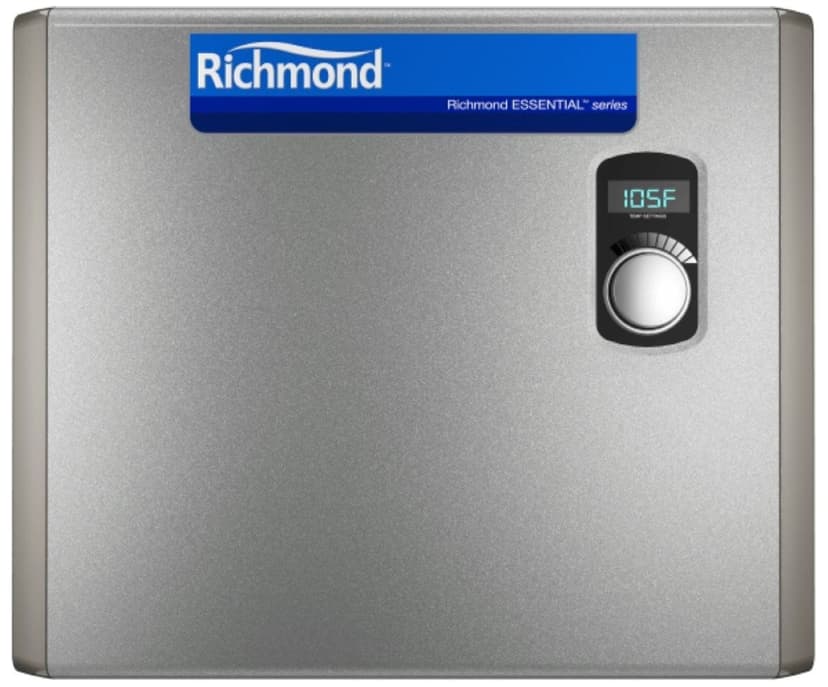 Richmond Whole Home Electric Tankless Water Heater, Metallic, 18000W