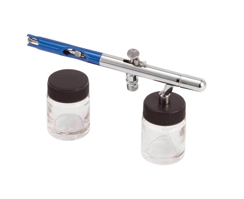 Mastercraft Multi-Purpose Dual Action Air brush Air Paint Sprayer Kit with Adjustable Patterns