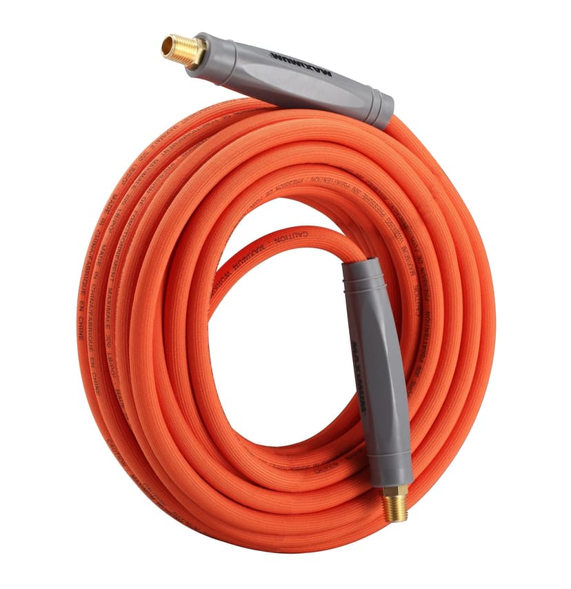 MAXIMUM Nylon Lay Flat Air Hose, 1/4-in x 50-ft