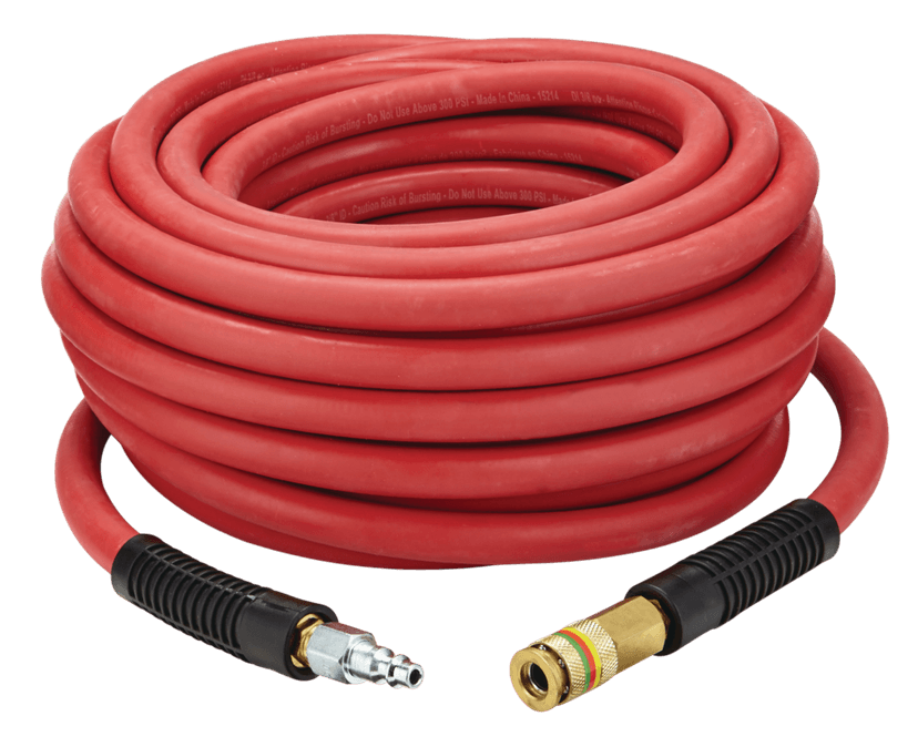 MAXIMUM All-Weather Rubber Air Hose, 3/8-in x 50-ft