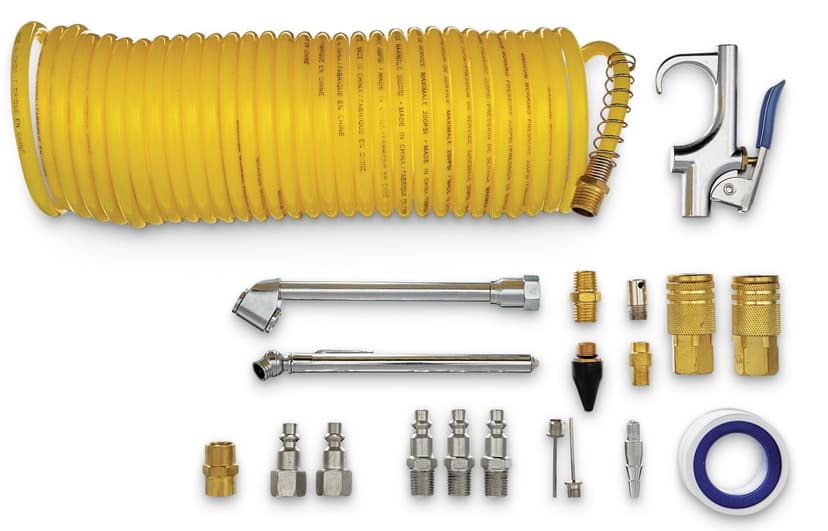 Mastercraft Air Compressor Accessory Kit with Hose, 20-pc
