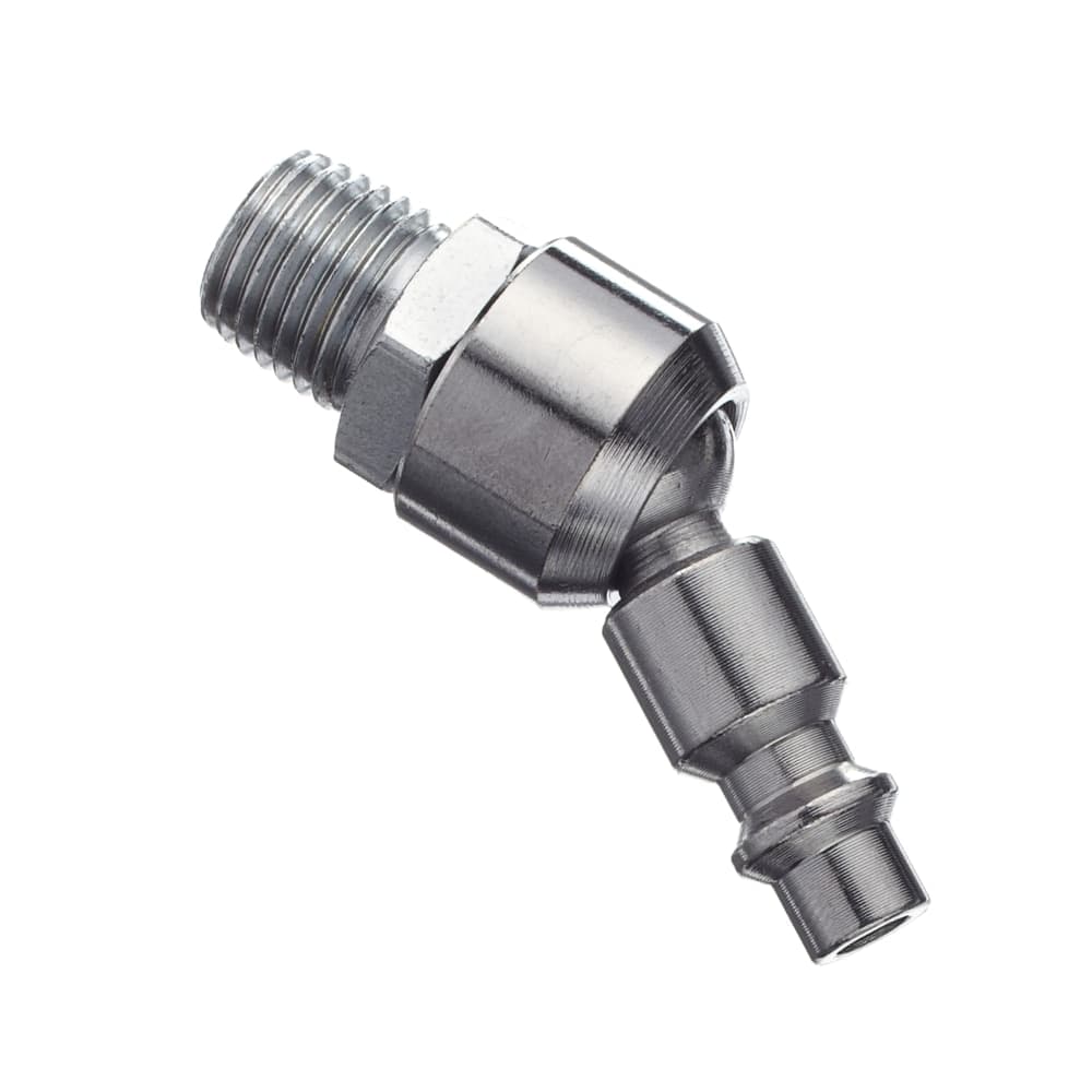 Mastercraft Male Air Tool Connector/Swivel Plug with Flexible Coupling, 1/4-in NPT