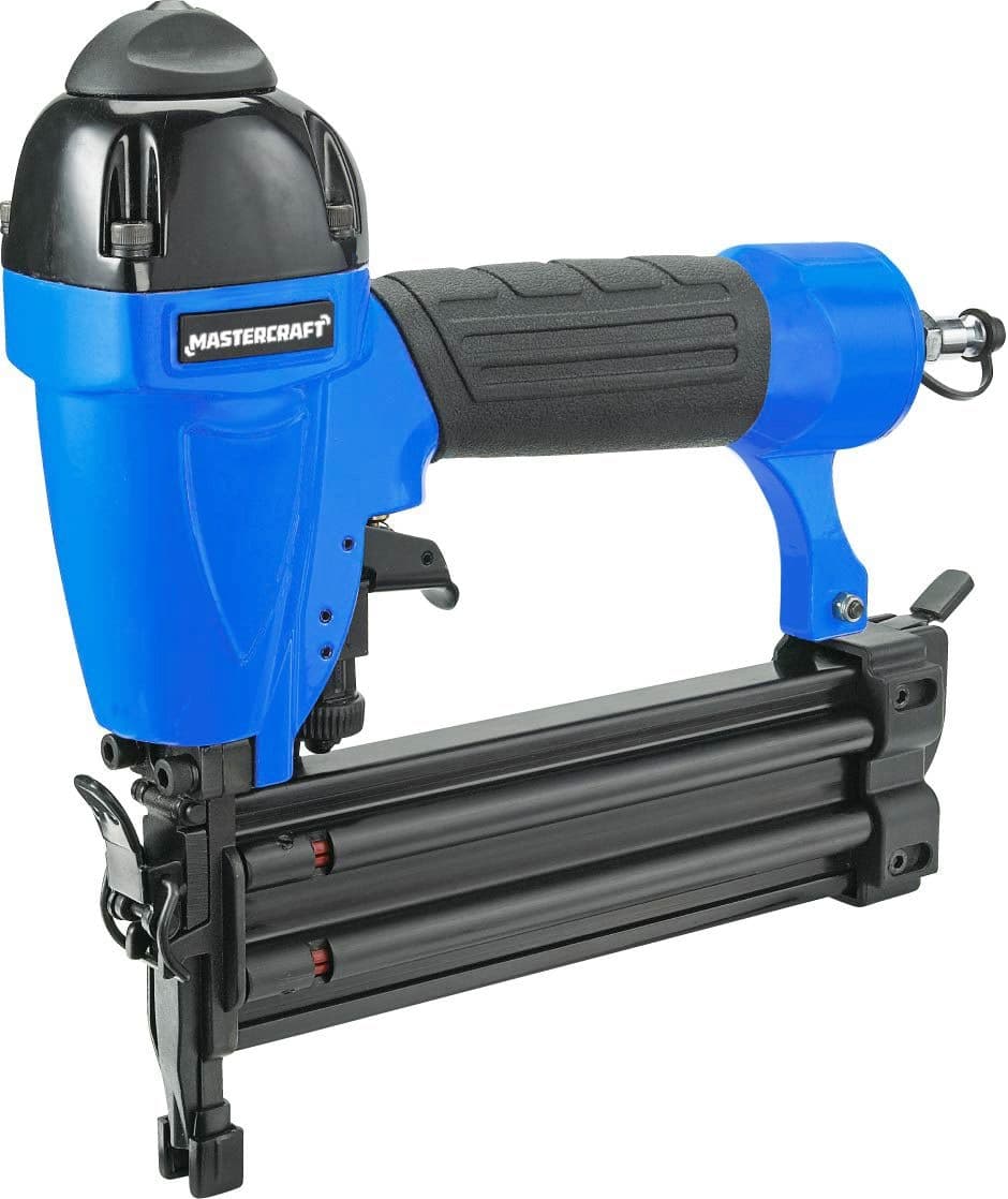Mastercraft 18-Gauge Pneumatic Brad Nailer with Belt Hook, 2-in