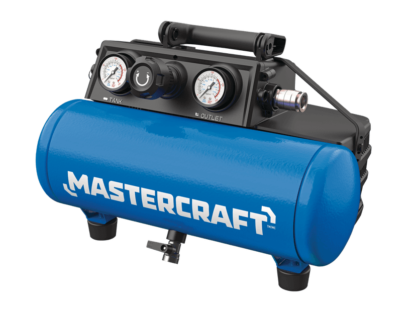 Mastercraft 20V Cordless 1-Gallon Air Compressor, Tool Only, PWR POD Compatible