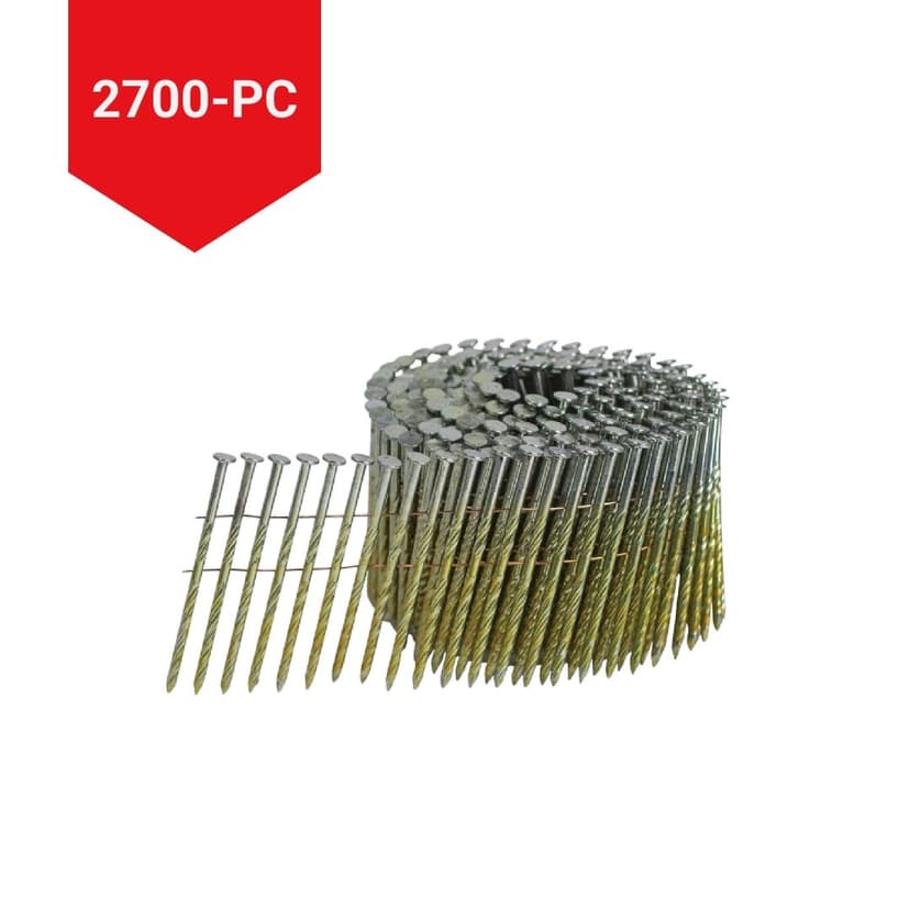 Bostitch Galvanized Wire Weld Coil Framing Nails, 15D, 3-in, 2700-pc
