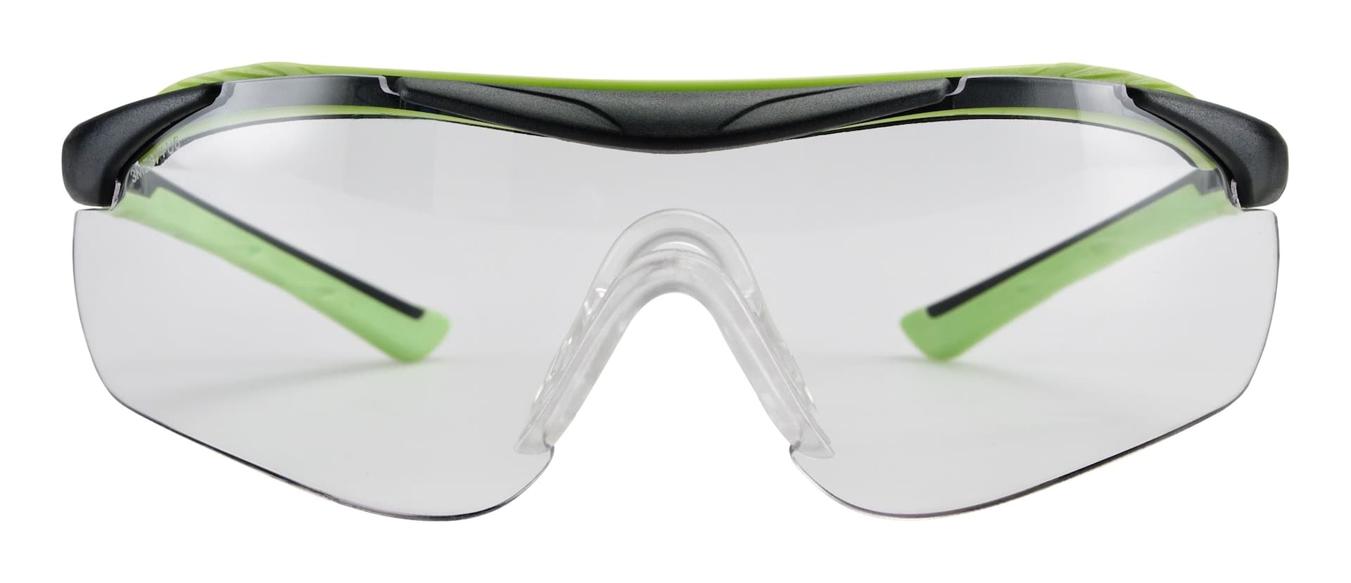 3M™ 47100H1-DC Brow Guard Anti-Fog Anti-Scratch Clear Lens Safety Glasses, Black/Green