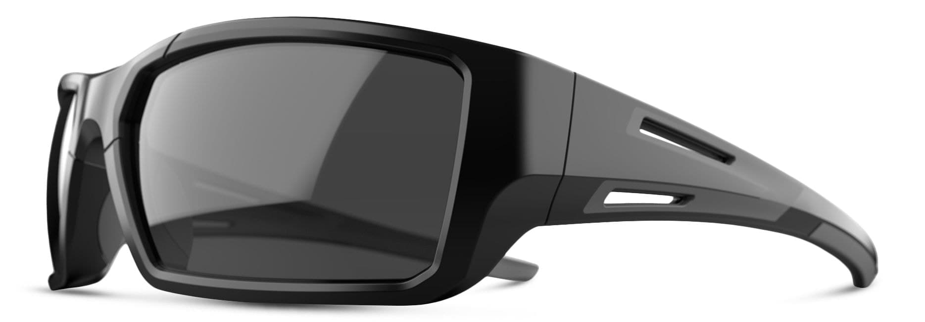 ForceFlex™ MAX Anti-Fog Anti-Scratch Smoke Lens Safety Glasses, Black