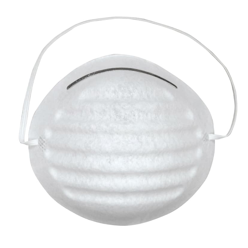 First Aid Central Disposable Dust Masks with Adjustable Metal Nose Clip, 5-pk