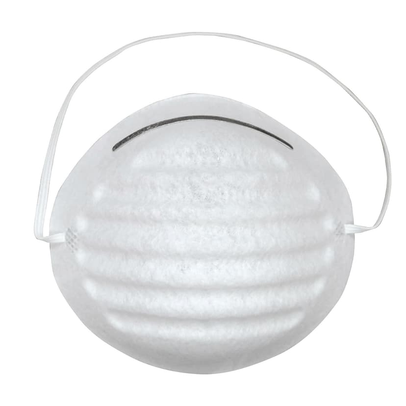 First Aid Central Disposable Dust Masks with Adjustable Metal Nose Clip, 50-pk