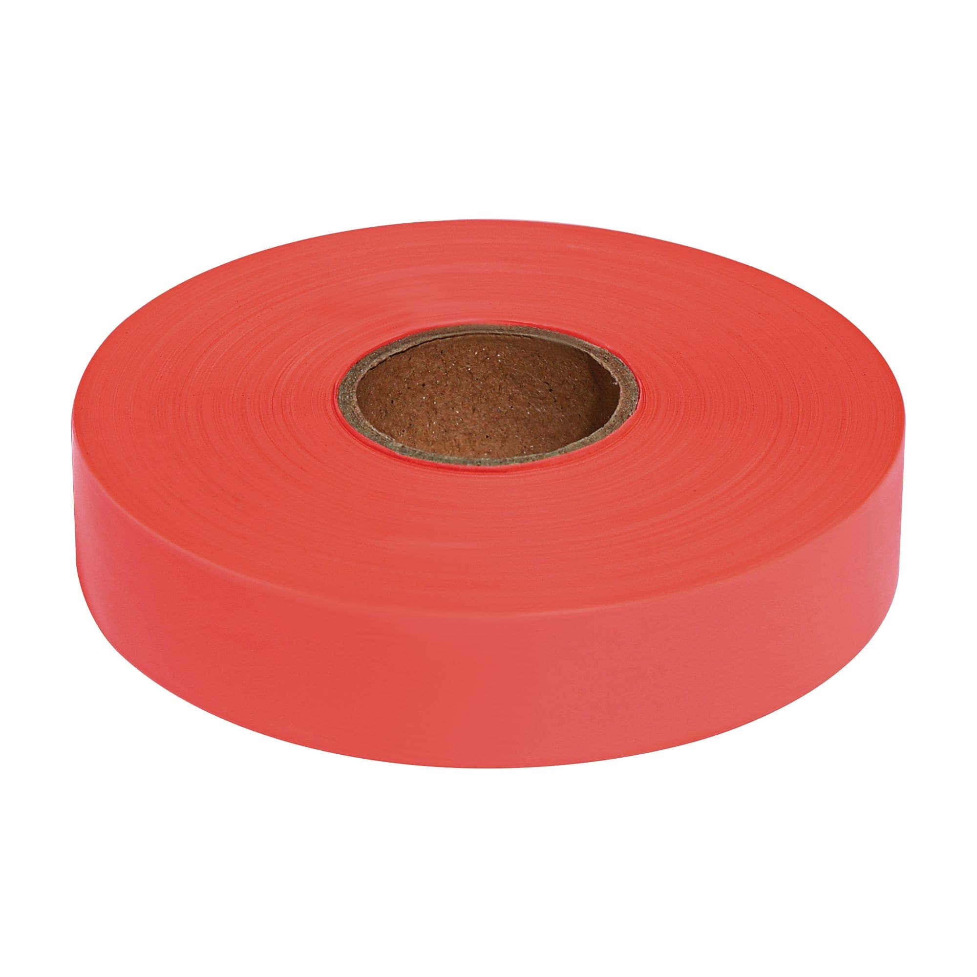 1'' 600' x 2.1mil Safety Flag Orange