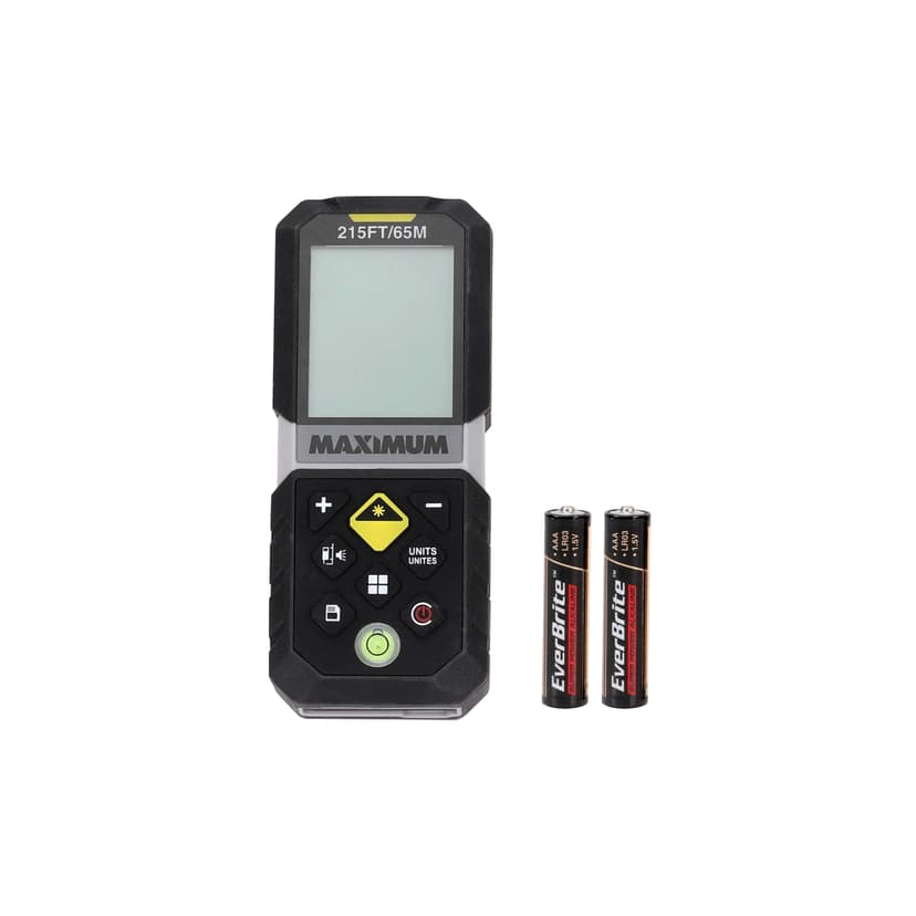 MAXIMUM Laser Distance Measure 215'/65m Green