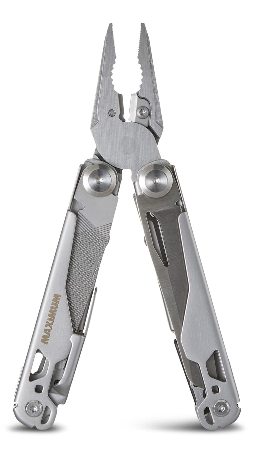 MAXIMUM 19-in-1 Multi-Tool with Safety Lock, Stainless Steel