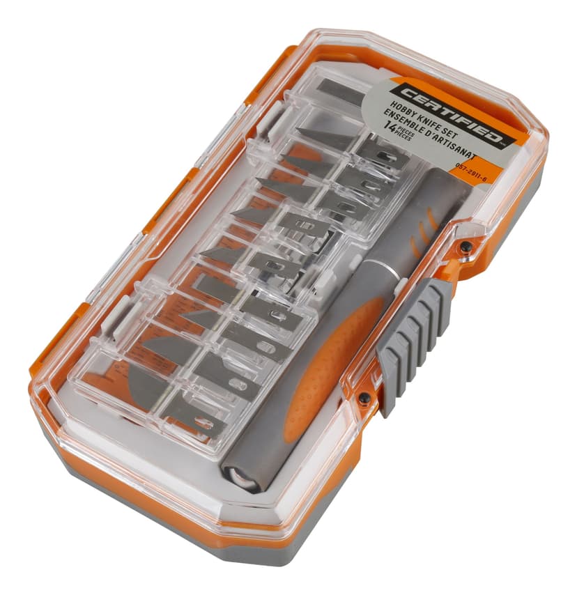 Certified Hobby Knife Set, 15-pc