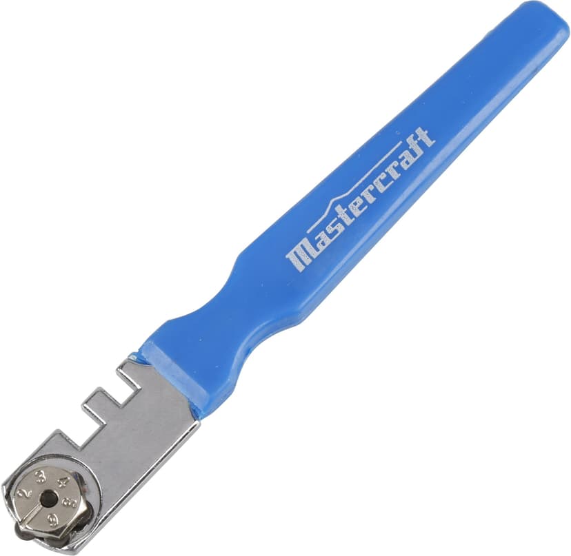 Mastercraft Six-Wheel Glass Cutter, Blue