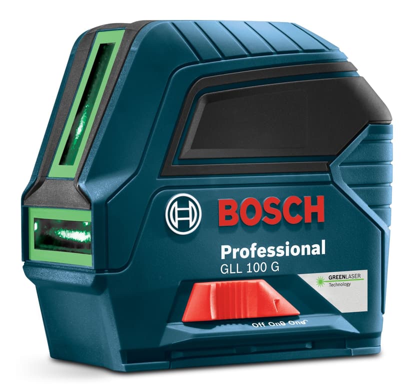Bosch GLL 100G Green Cross Self-Levelling Cross-Line Laser