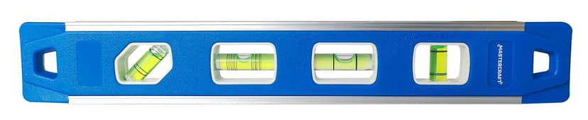 Mastercraft Aluminum Magnetic Spirit Level, 12-in, Blue