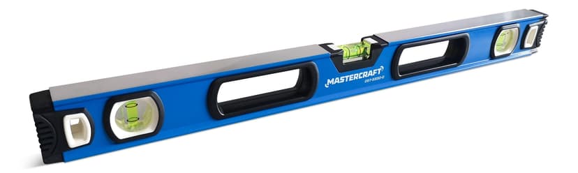 Mastercraft Aluminum Box Level, 24-in, Blue