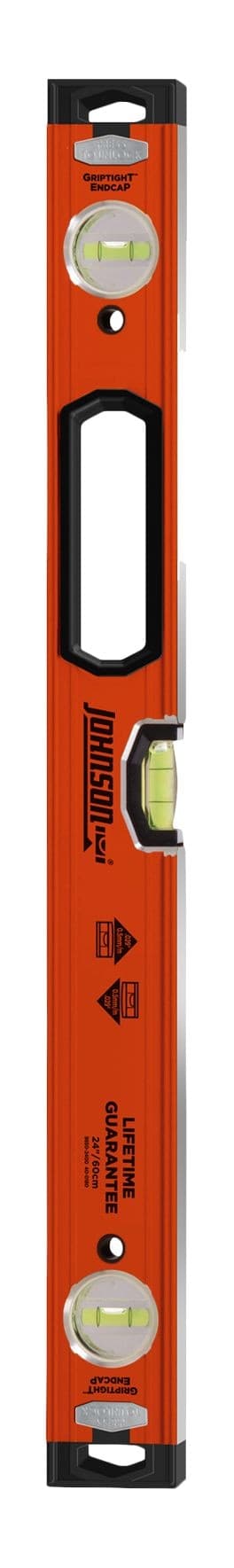 Johnson 9850 Series Box Beam Level, 24-in