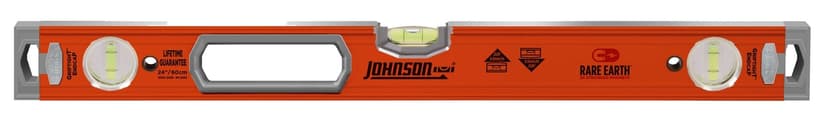 Johnson Box Beam Magnetic Level, 24-in
