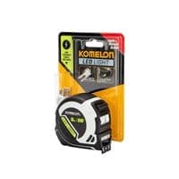 Komelon Compact Tape Measure with LED Light, 26-ft