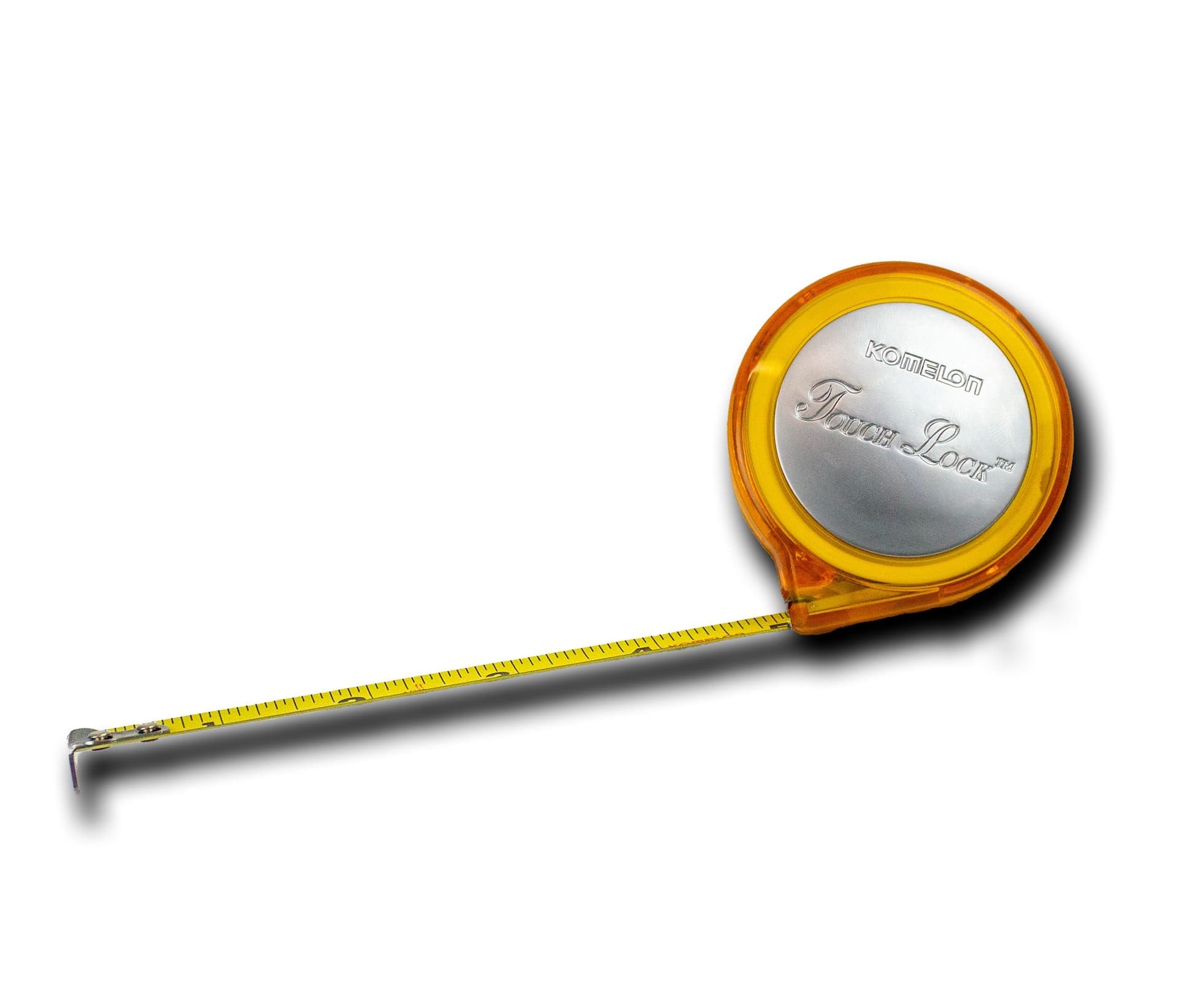 Komelon Touch Lock Compact Tape Measure with Magnetic Back, 10-ft