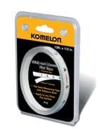 Komelon Flat Steel Blade Tape Measure with Adhesive Back, 12-ft