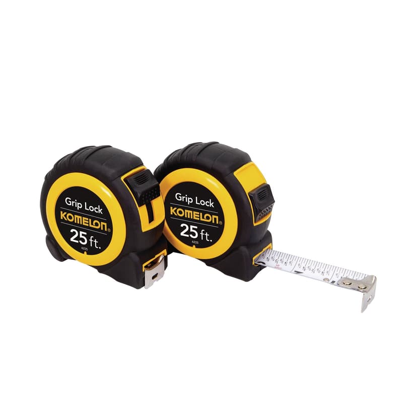Komelon 25' Tape Measure Set, 2-Pack