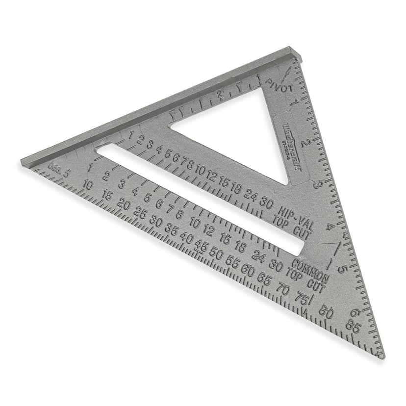 Mastercraft Aluminum Rafter Square, 7-in, Sliver