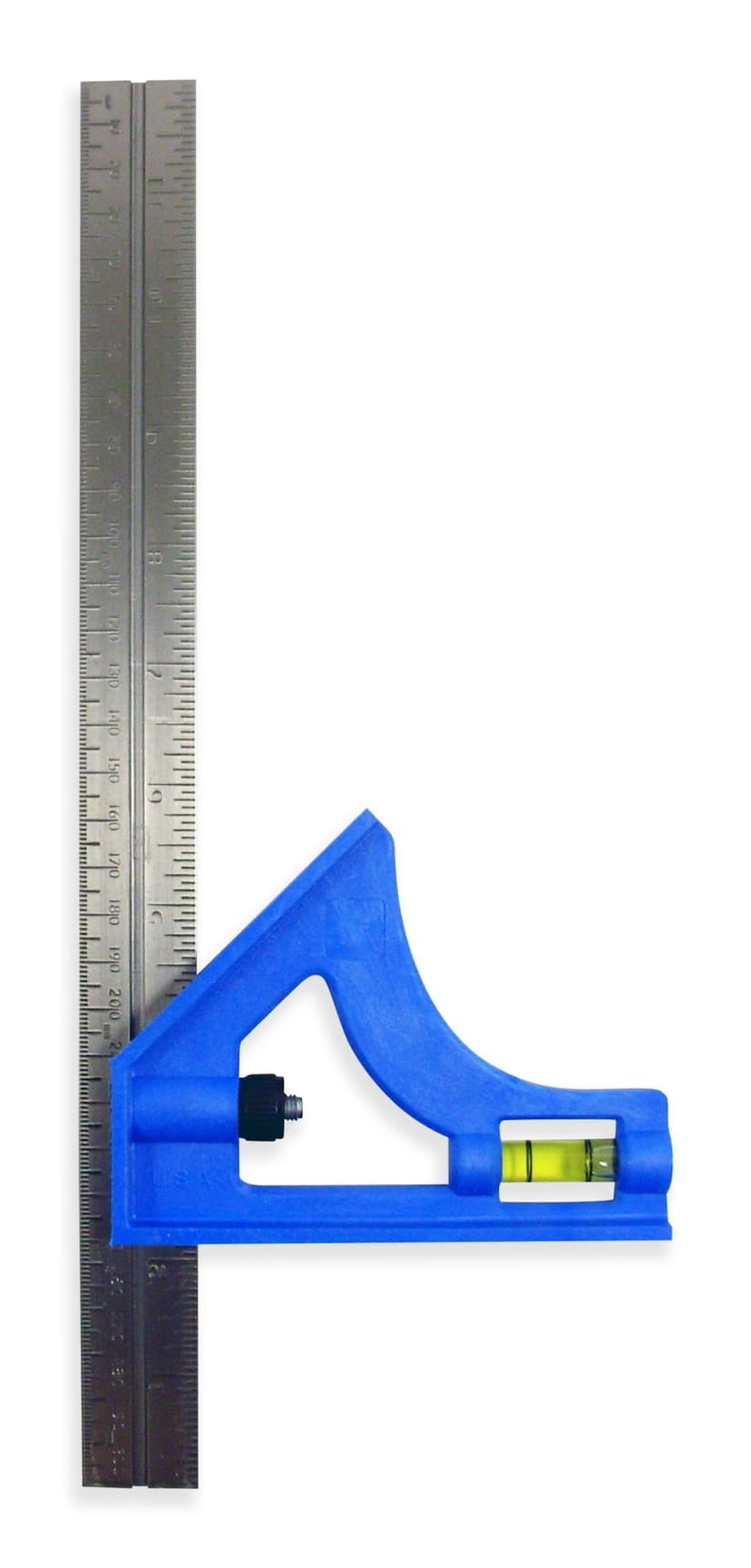 Mastercraft Acrylic Combination Square, 12-in, Silver