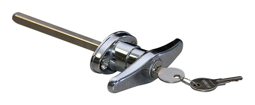 Ideal Security T-Shape Garage Door Replacement Lock, 4-in