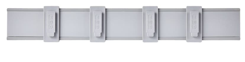Mastercraft MOD Wall Organization Track with 4 Adjustable Clips for MOD Accessories, Grey
