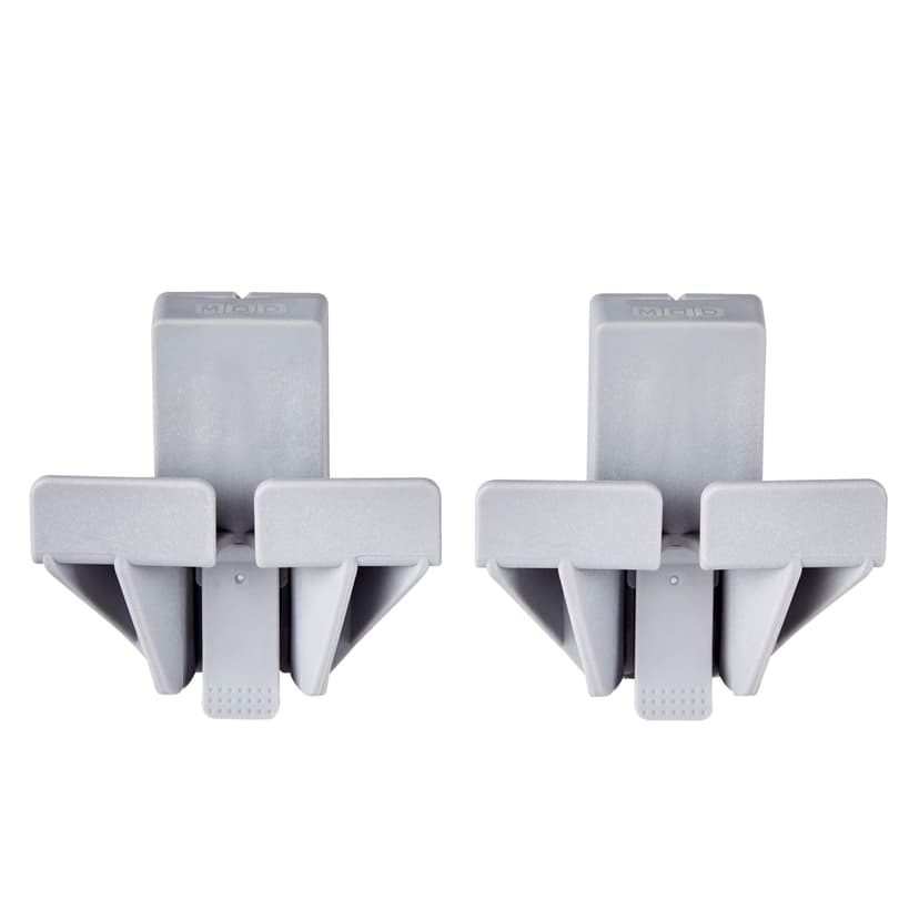 Mastercraft MOD 4-in Recycle Bin Hanger Cleat / Bracket, 30-lb Load Capacity, 2-pc, Wall Mount