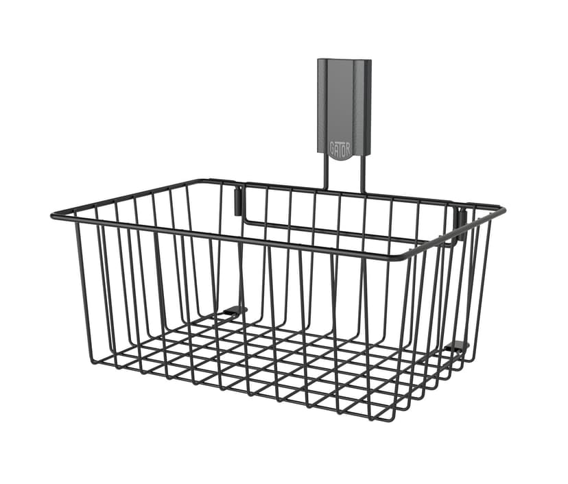 Gator Magnetic Storage Utility Basket with Paper Towel Holder, 35-lb Capacity, 15-in